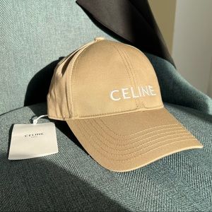 Authentic CELINE baseball cap GABARDINE